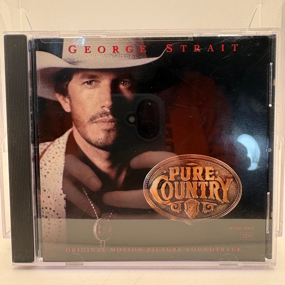 George Strait Pure Country Original Motion Picture Soundtrack CD MCAD-10651 1992